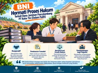BNI Hormati Proses Hukum Terkait Dana Jaminan Pascatambang PT Koba Tin